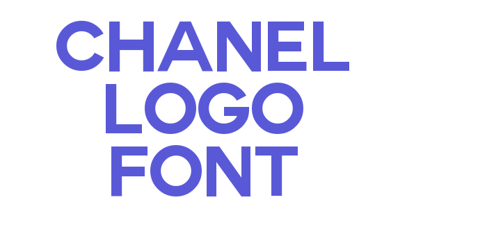 CHANEL Logo Font Font