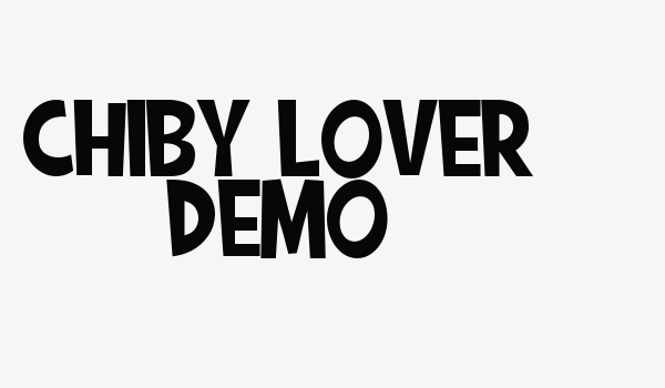 CHIBY LOVER DEMO Font