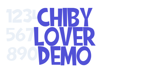 CHIBY LOVER DEMO-font-download