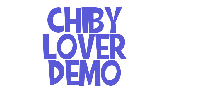 CHIBY LOVER DEMO Font