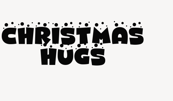 CHRISTMAS HUGS Font