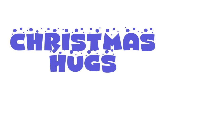 CHRISTMAS HUGS Font