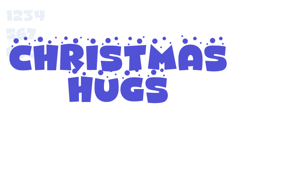 CHRISTMAS HUGS-font-download