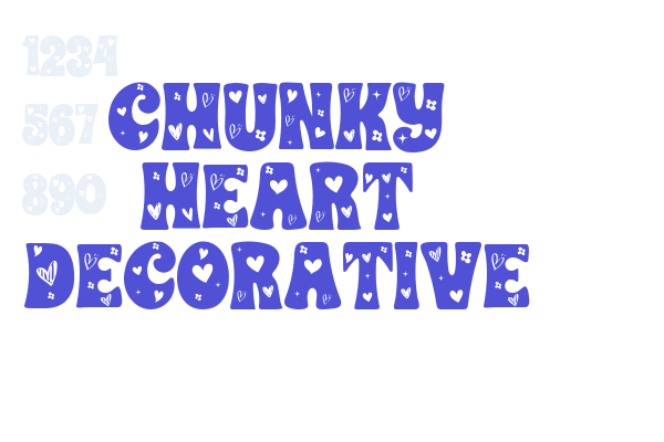 CHUNKY HEART DECORATIVE