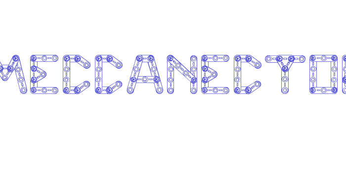 CJMeccanector Font Download