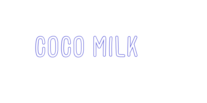 COCO MILK Font