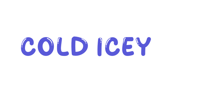 COLD ICEY Font Download