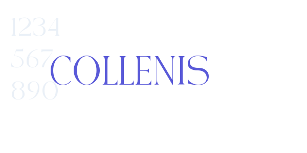 COLLENIS font free