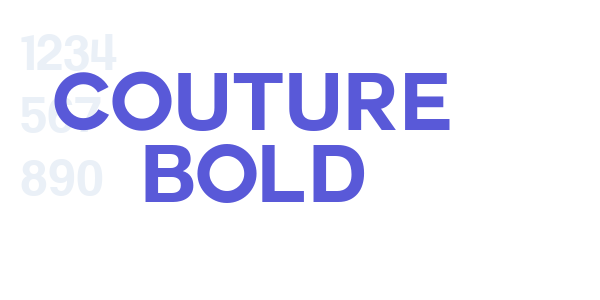 COUTURE Bold font free