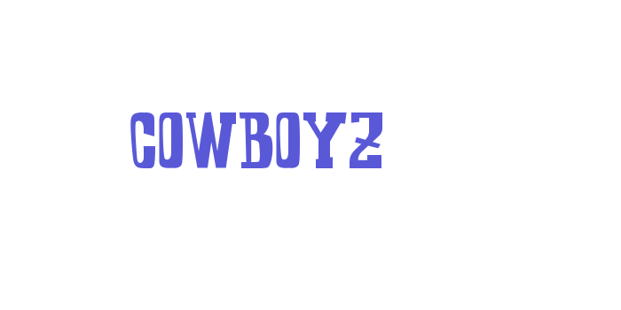 COWBOYZ Font Download