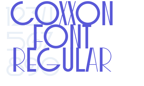 COXXON Font Regular Font Download