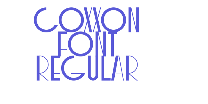 COXXON Font Regular Font Download