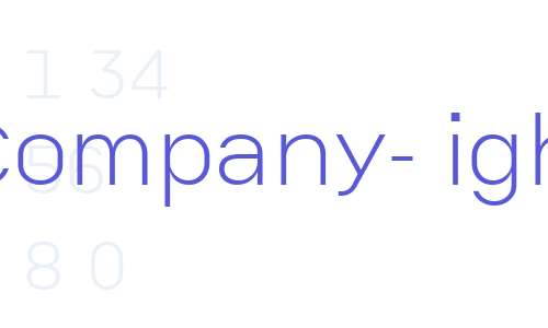 CPCompany-Light Font Download