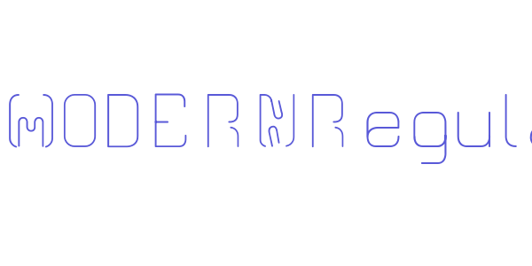 CR21MODERNRegular font free