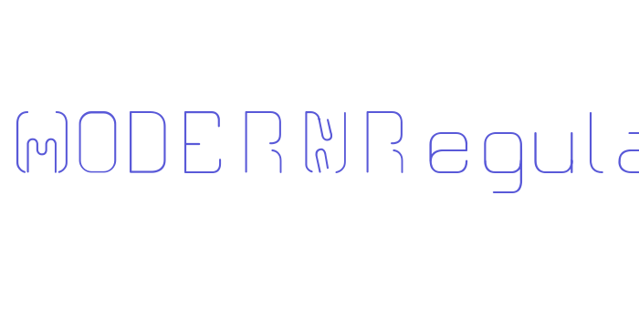 CR21MODERNRegular Font Download