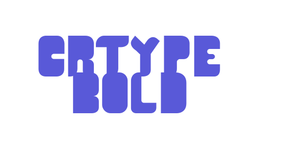 CR21TYPE Bold font free