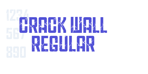 CRACK WALL Regular-font-download