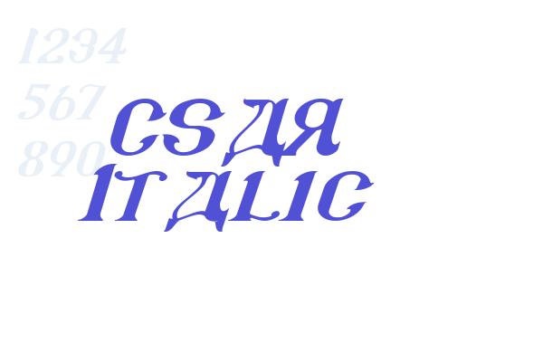 CSAR Italic Font Download