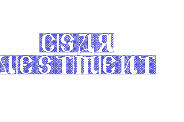 CSAR VESTMENT Font Download