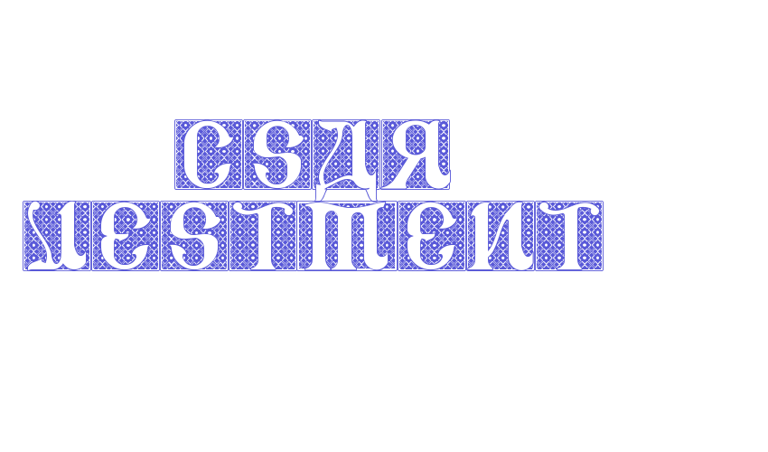 CSAR VESTMENT Font Download