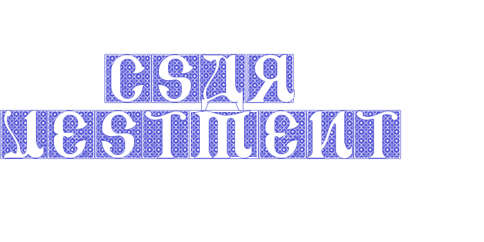 CSAR VESTMENT Font Download