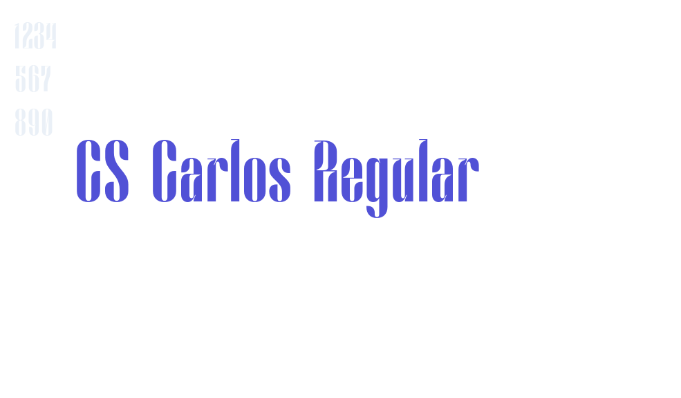 CS Carlos Regular-font-download