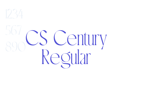 CS Century Regular Font Download