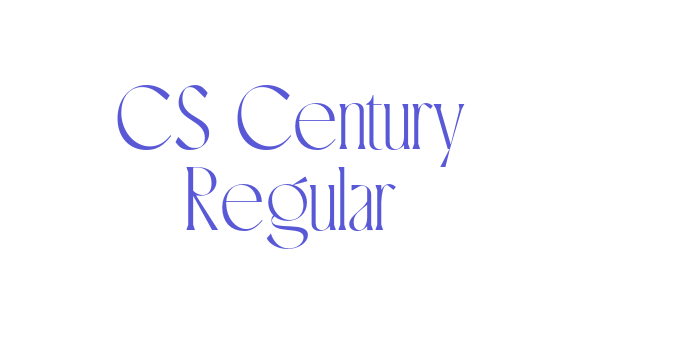 CS Century Regular Font Download