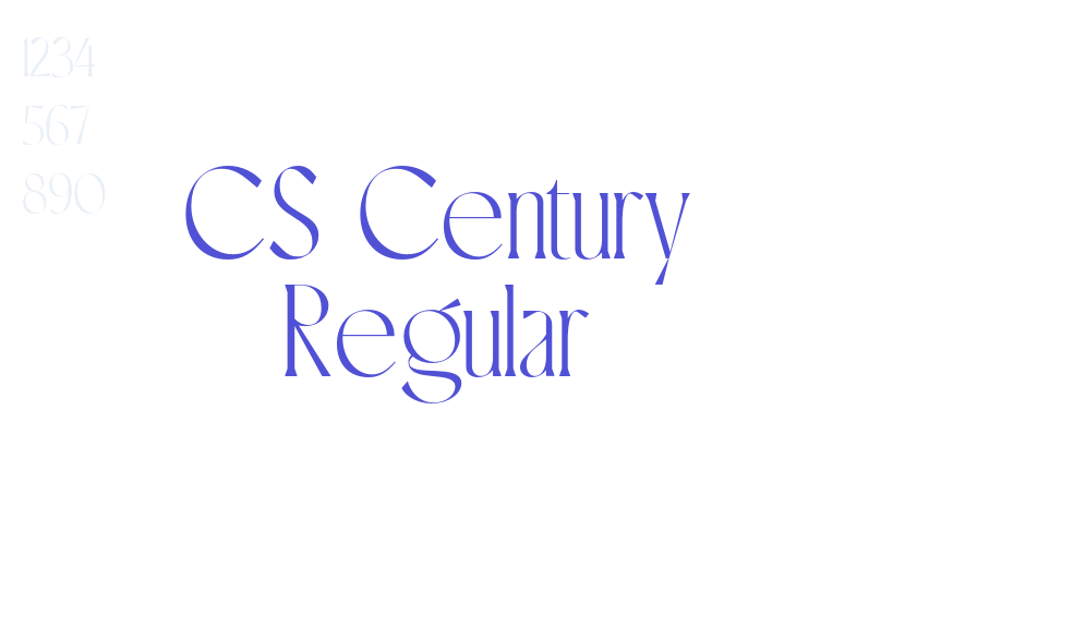 CS Century Regular-font-download