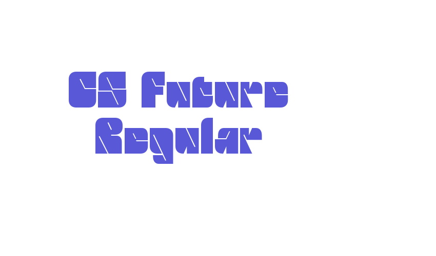 CS Future Regular Font Download