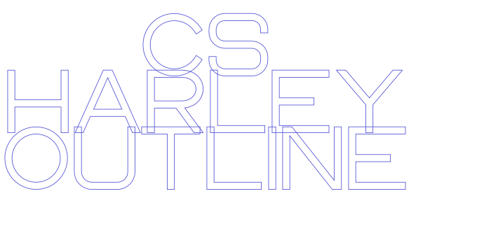 CS Harley Outline Font Download