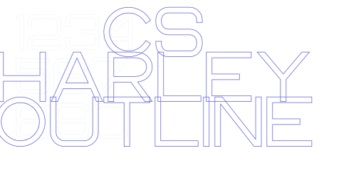 CS Harley Outline-font-download