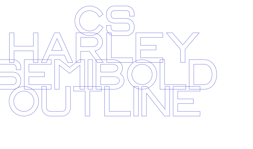 CS Harley Semibold Outline Font Download