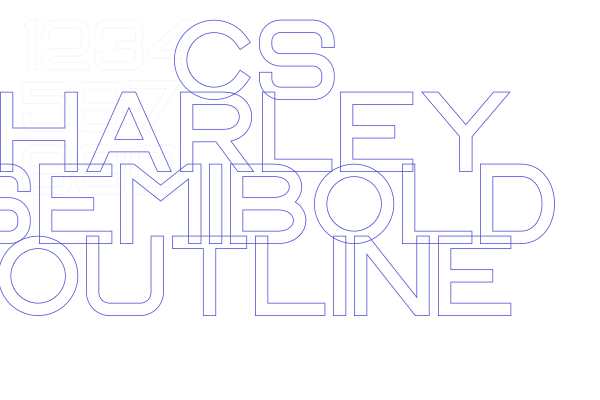 CS Harley Semibold Outline