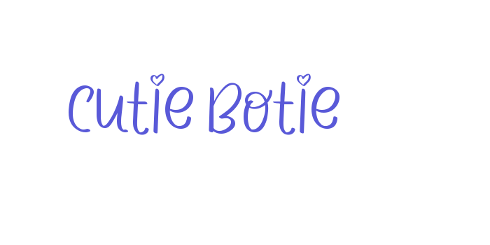 CUTIE BOTIE Font