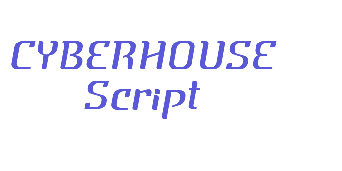 CYBERHOUSE Script Font Download