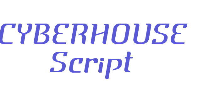 CYBERHOUSE Script Font