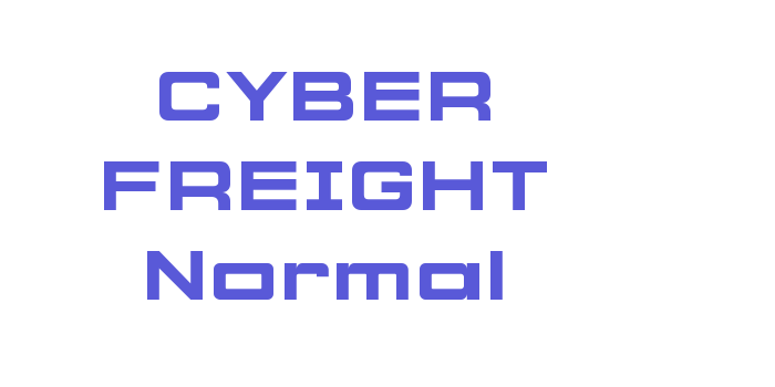 CYBER FREIGHT Normal Font Download