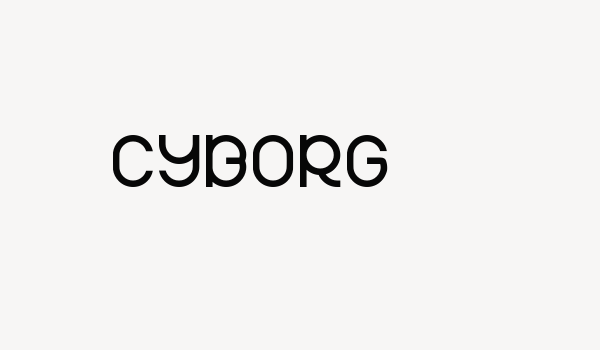 CYBORG Font