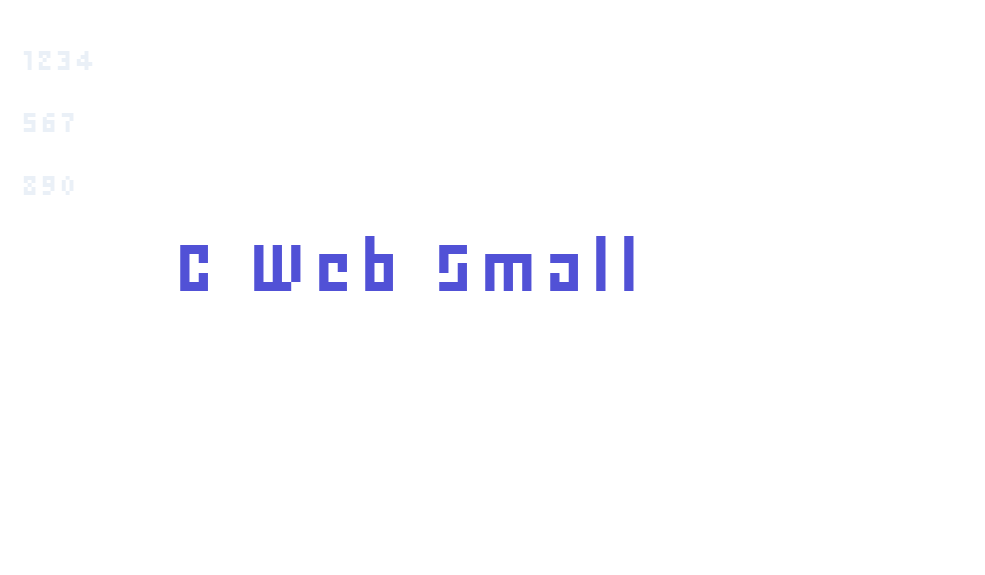 C Web Small-font-download