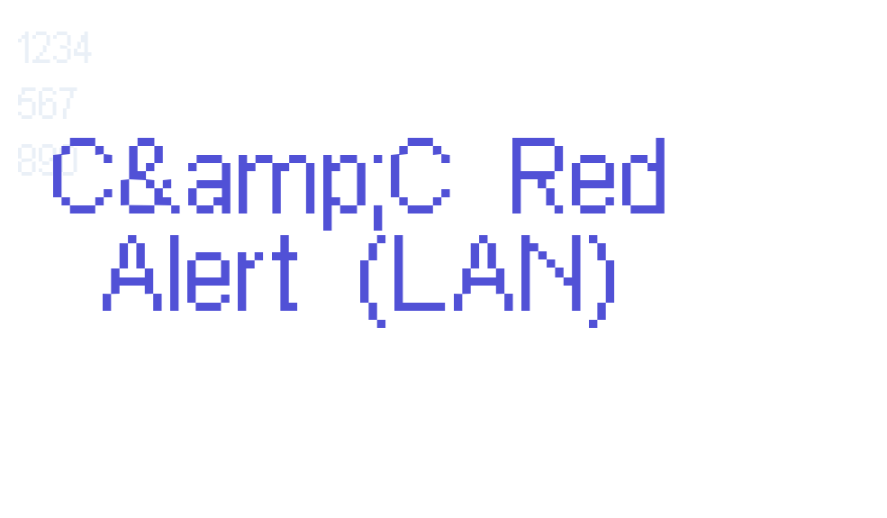 C&C Red Alert (LAN)-font-download