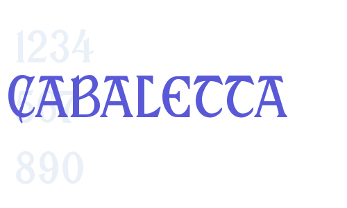 Cabaletta Font Download