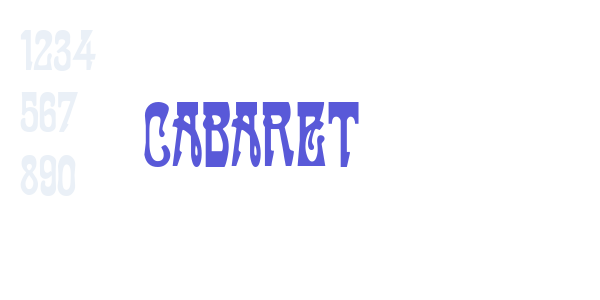 Cabaret font free