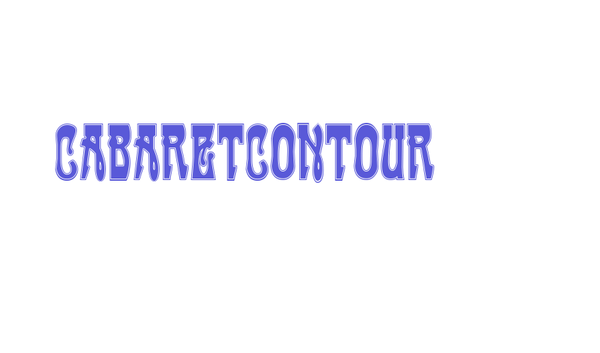 CabaretContour Font Download