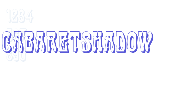 CabaretShadow font free