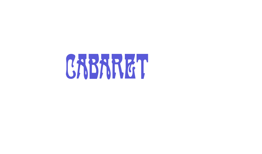 Cabaret Font Download