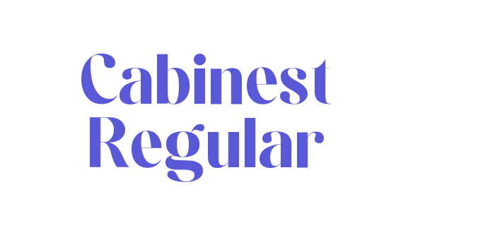 Cabinest Regular Font