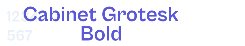 Cabinet Grotesk Bold-related font