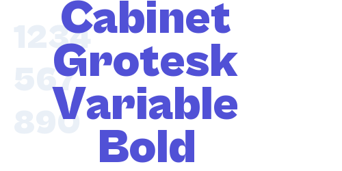 Cabinet Grotesk Variable Bold-font-download