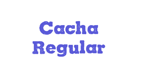 Cacha Regular Font Download